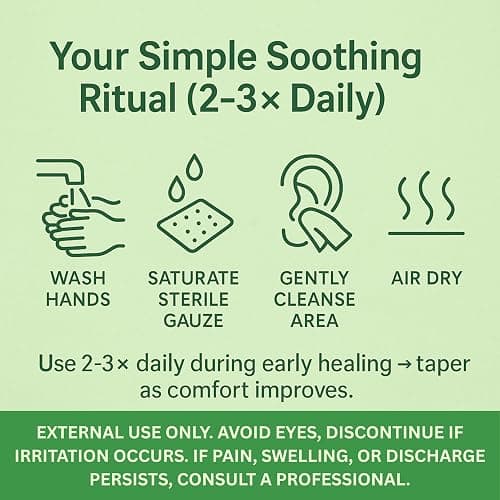 WACAN Tea Tree Piercing Bump Solution, Targeted Saline Piercing Aftercare Cleaner for Nose, Ear & Cartilage Piercing Bumps thumbnail 5