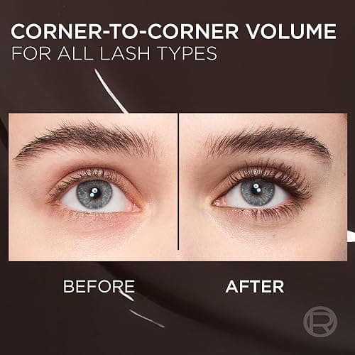 L'Oreal Paris Voluminous Panorama Chromatic Mascara, Volumizing and Lengthening Brown Mascara, Longwear, Smudge-Resistant and Washable, 705 Brown Leather thumbnail 2