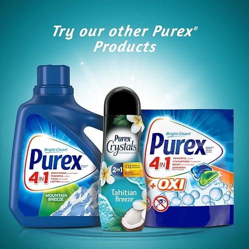 Purex Crystals in-wash Fragrance and Scent Booster, Tahitian Breeze, 21 Ounce (Pack of 4) thumbnail 6