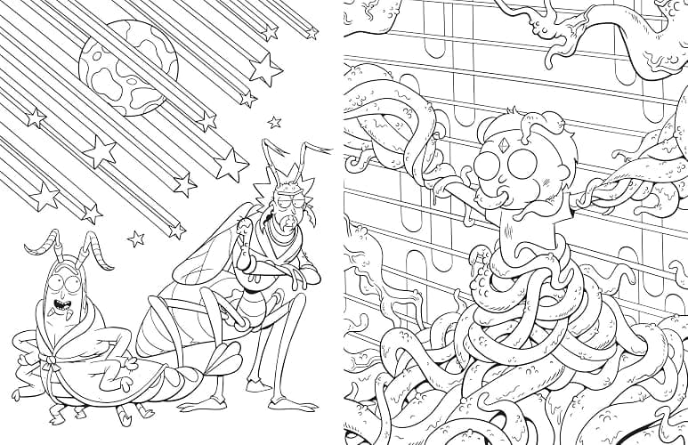 Rick and Morty: The Official Coloring Book: Sometimes Science is More Art Than Science thumbnail 3