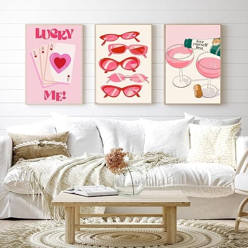 F.NIMAGOP 6 Packs Vintage Paint by Numbers Kit for Adults,DIY Acrylic Watercolor Oil Painting by Number On Canvas Without Frame,Retro Funny Drinks Paint by Numbers Kit for Home Wall Decor 8x12inch thumbnail 6