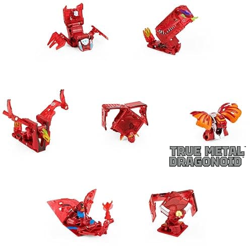Bakugan GeoForge Dragonoid, 7-in-1 Includes Exclusive True Metal Dragonoid and 6 Geogan Collectibles, Kids Toys for Boys thumbnail 5