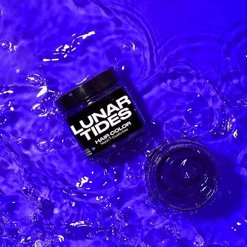 Lunar Tides Semi-Permanent Hair Color (43 colors) (Blue Velvet) - 4 Fl Oz (Pack of 1) - Blue Velvet thumbnail 4