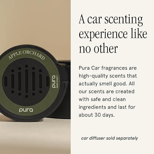Pura Car Scent Refill, Apple Orchard | Fragrance for Pura Car Diffuser, Clean and Safe Luxury Diffuser Scent, Long-Lasting Fragrance for 30 Days of Aroma thumbnail 3
