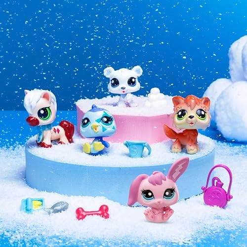 Littlest Pet Shop - Winter Besties Collector Set - LPS Gen 7, Authentic Mystery Figures, Surprise Collectible Kidult Toy, Girls, Boys, Kids, Tweens Ages 4+ thumbnail 5