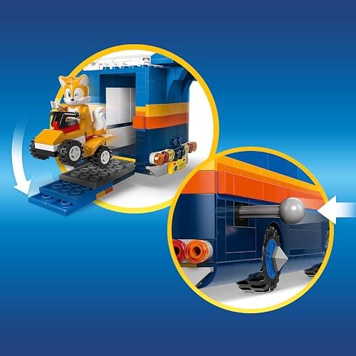 LEGO Sonic The Hedgehog Team Sonic Command Truck Building Toy - Pretend Play Vehicle W/5 Figures for Boys & Girls, Ages 8+ - Toy Building Blocks for Kids - Gift Idea for Birthdays - 77006 thumbnail 3