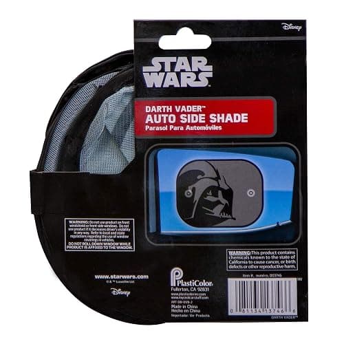 Plasticolor 003746R01 Star Wars Darth Vader 2-Piece Magic Car Truck SUV Spring Side Window Sunshade, 14"x17.5" thumbnail 4