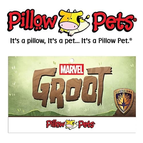 Pillow Pets Marvel Groot Soft Plush Folding Stuffed Animal and Kids Pillow – Official Guardians of the Galaxy Merchandise, 16 Inch, for Travel, Bedtime, and Play thumbnail 6