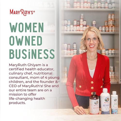MaryRuth Organics Multivitamin for Women 14 | Women's Multivitamin Gummies for Immune Support| Skin Health | Sugar Free | Vegan | Non-GMO | 60 Count thumbnail 9