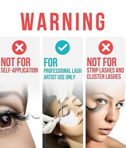 STACY LASH Extra Strong Eyelash Extension Glue (0.17fl.oz / 5ml) / 0.5-1 Sec Dry/Retention – 8 Weeks/Professional Black Adhesive/Lash Tech Supplies + Glue Ring thumbnail 2