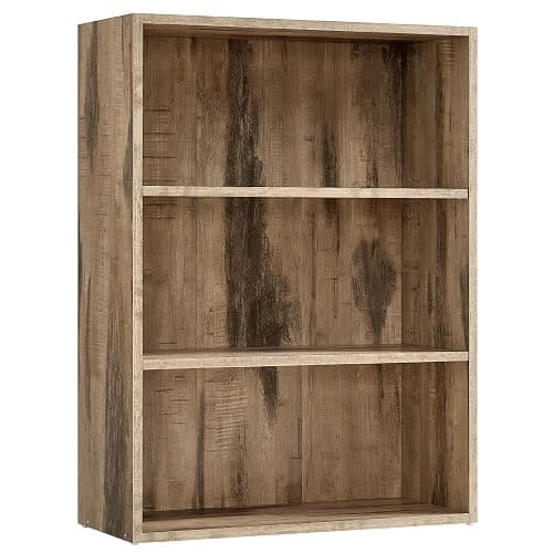 VASAGLE Custos Collection - Bookshelf, 3-Tier Bookcase, Book Shelf, Open Storage Shelf, 9.4 x 23.6 x 32 Inches, for Living Room, Home Office, Dinning Room, Camel Brown ULBC163L01 thumbnail 8