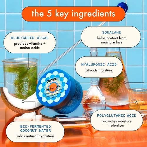 amika hydro rush intense moisture mask with hyaluronic acid thumbnail 6