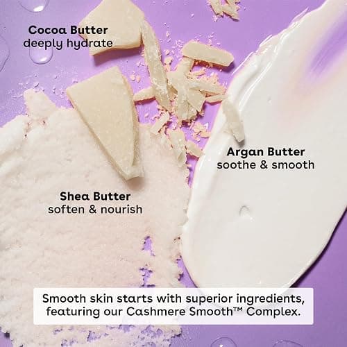 eos Cashmere Whipped Oil Body Butter, Vanilla Cashmere, 72 Hour Weightless Moisture For Dry Skin, Rich Formula and Deep Hydration, Body Care, 10 oz thumbnail 6