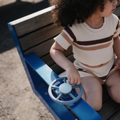mushie Wheel Suction Spinner Toy | Toddler Sensory Toys for Bath & Play thumbnail 4