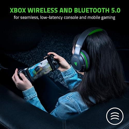 Wireless Xbox Gaming Headset: Razer Kaira Pro with Titanium Drivers & Supercardioid Mic - Black thumbnail 7