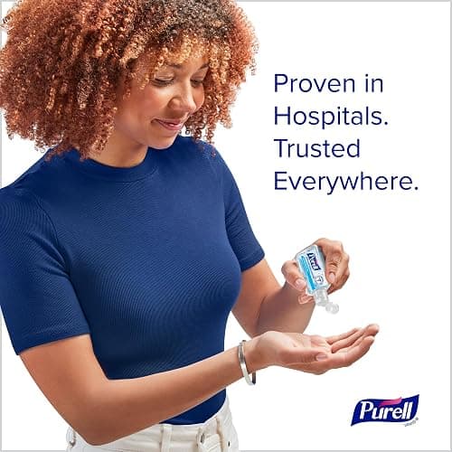 Purell Advanced Hand Sanitizer Refreshing Gel, Clean Scent, 1 fl oz Travel Size flip-Cap Bottle (Pack of 72) - 3901-72-CMR thumbnail 3