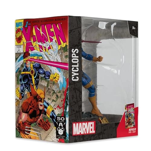 Marvel Collection - 1:10th Scale Cyclops Collectible with Scene (X-Men #1) - McFarlane Toys thumbnail 7