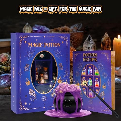 Sntieecr Magic Potion Kit for Kids, Kids Potion Making Kit with Magic Display Box, DIY 20 Mixed Wizard Potion Bottles, Potions Kit for Kid Gifts, Arts and Crafts for Kid Ages 6-8,8-10,10-12 Years thumbnail 8