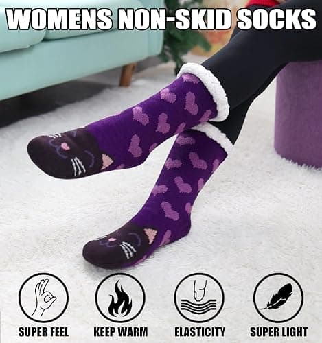 Purple socks thumbnail 4