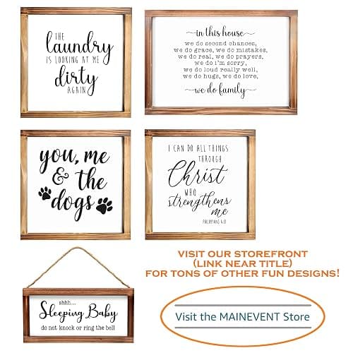 Coffee Bar Sign Decor 8x17 Inch, Coffee Sign Decor, Wooden Kitchen Wall Art | Easy Wall Mount Farmhouse Decor, Home Cafe Station Countertop Display, Housewarming Coffee Lover Gift, Breakfast Nook Styling thumbnail 7