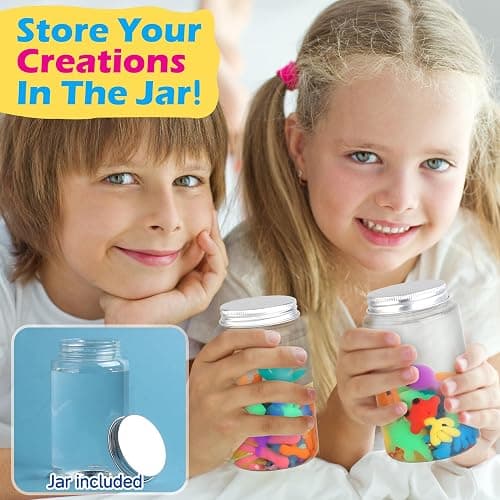 Magic Gel Water Elf Toy Kit, Aqua Fairy Water Gel Kit for Kids with 10PCS Aqua Jelly Gels & Animal Mold, Gift for Christmas, Easter, Birthday, New Year, Creative Art Craft Girls 6 7 8 9 10 Year Old thumbnail 4