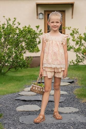 Felix & Flora Toddler Girls Sandals Soft Rubber Princess Flat Shoes Summer Flower Girl Shoes thumbnail 3