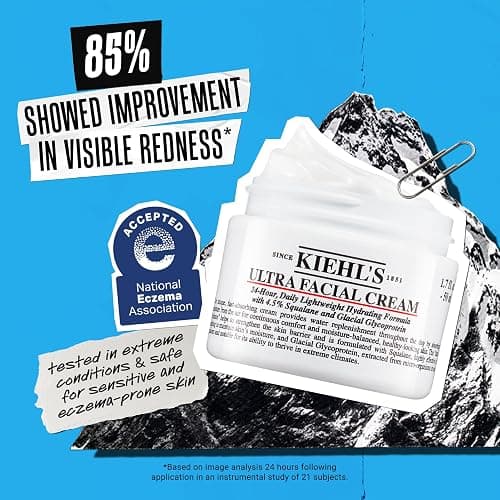 Kiehl's - Ultra Facial Cream Daily Moisturizer with 4.5% Squalane | Face Cream for Long-Lasting Hydration & Moisture - Fragrence Free & Suitable for All Skin Types thumbnail 5