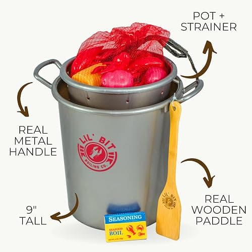 Lil' Bit Boiling Co. Kids Louisiana Crawfish Boil Playset thumbnail 3
