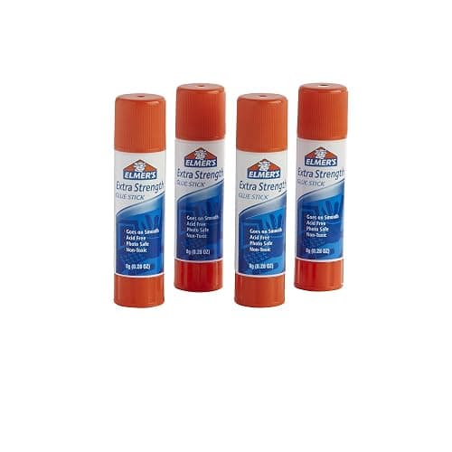 Elmer's Extra Strength Glue Sticks, Washable, 8 Grams, 4 Count thumbnail 3