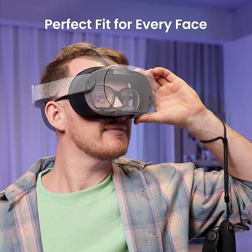 KIWI design V4 Facial Interface, 2 Face Pads Compatible with Oculus/Meta Quest 3S, Accessories for Quest 3S, NOT Compatible with Meta Quest 3 thumbnail 7