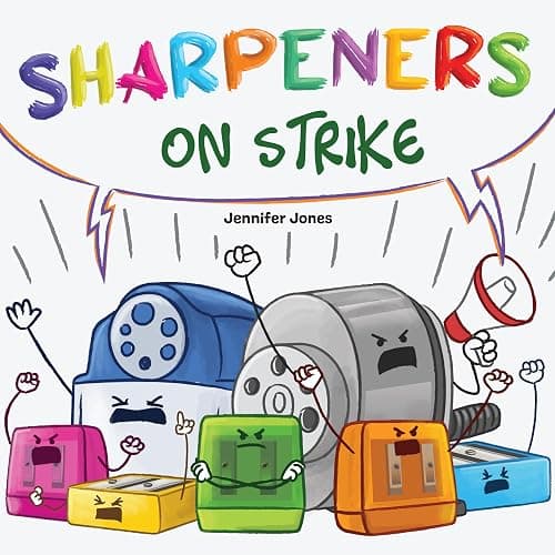 On Strike Box Set 2, Books 9-16: Books on Strike, Tablets on Strike, Paints on Strike, Play Dough On Strike, Markers on Strike, Highlighters on Strike, Sharpeners on Strike, Desks on Strike thumbnail 9