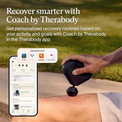 TheraGun Mini (3rd Generation) by Therabody – Ultra-Portable Massage Gun and Travel Essential for Fast, Effective Pain and Tension Relief Anywhere (Black) thumbnail 7