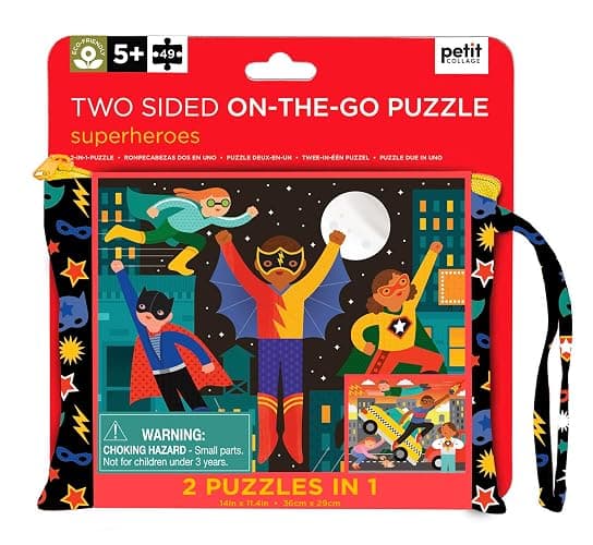 Jigsaw Puz 2 Sided Superheroes - Image 1