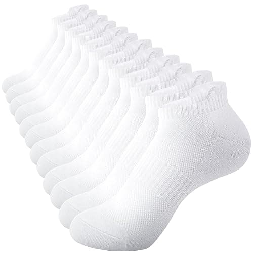 Womens Ankle Socks Running Athletic Sports Low Cut Socks No Show Socks for Women Tab Socks 6 Pairs - Image 1
