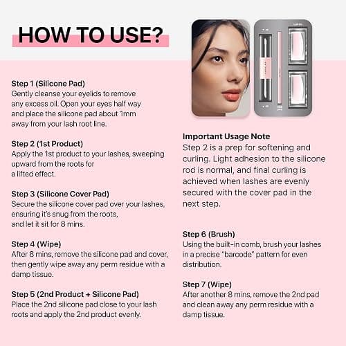 ENTROPY MAKEUP Lash Lift Kit, No-glue Lash Perm Kit, Professional Eyelash Perm Kit for Long-Lasting Curl, Up to 4 Weeks Natural Lift, Nourishing with Ceramide & Hydrolyzed Collagen, Hypoallergenic thumbnail 9