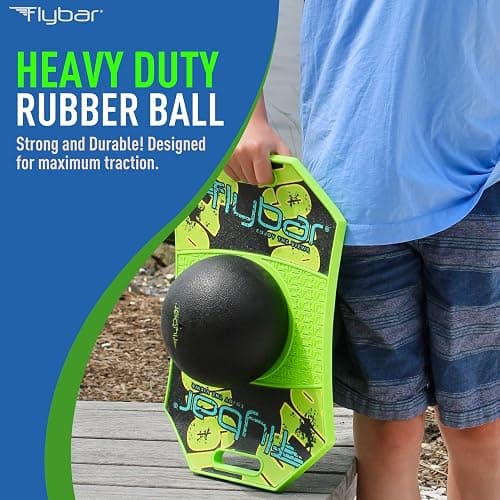 Flybar Pogo Trick Ball for Kids – Balance Bounce Board with Anti-Slip Deck – Pump Included - Indoor & Outdoor Toys for Boys and Girls Fun Way to Reduce Screen Time Supports up to 160 lbs – Ages 6+ thumbnail 3