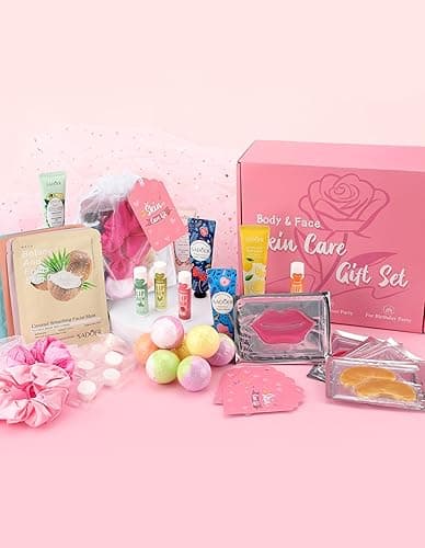 Jutqut 120PCS Spa Party Supplies for Girls, Include Facial Masks, Lip Mask, Under Eye Patches, Lip Balm, Foot Bath Bombs, Hand Cream, Compressed Towel, Hair Band, Sleepover Party Supplies for Girls - 120PCS thumbnail 7