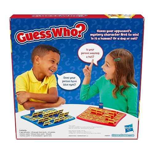 Hasbro Gaming Guess Who? People & Pets Board Game Edition | The Original Guessing Game | Easter Gifts for Girls & Boys | Ages 6+ (Amazon Exclusive) - Multicolor thumbnail 2
