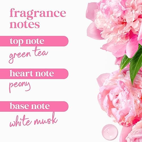 Dove Body Wash with Pump Renew Peony & Rose Oil For 24hr Lotion-Soft Skin Moisturizing Skin Cleanser with No Sulfates No Parabens 30.6 Oz - Peony & Rose - 30.6 Ounce (Pack of 1) thumbnail 7