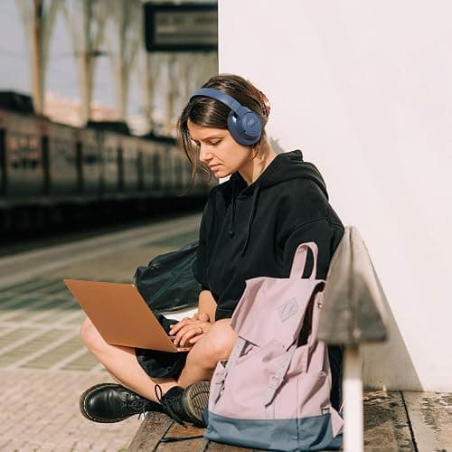 JBL Tune 770NC - Adaptive Noise Cancelling with Smart Ambient Wireless Over-Ear Headphones, Bluetooth 5.3, Up to 70H Battery Life with Speed Charge, Lightweight, Comfortable & Foldable Design (Blue) thumbnail 2