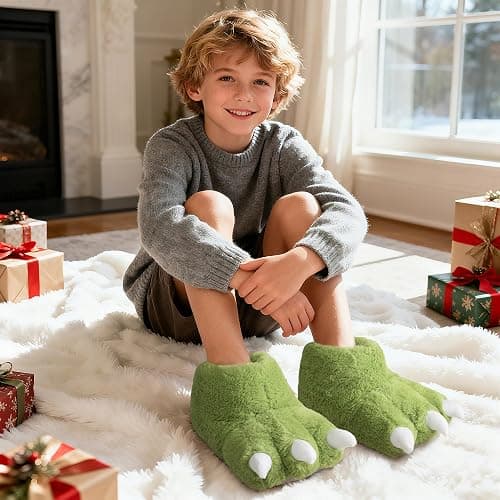 ULTRAIDEAS Unisex Funny Animal Paw Slippers | Funny Claw Design, Unisex, For Adult and Kids, Cute Costume House Shoes thumbnail 3