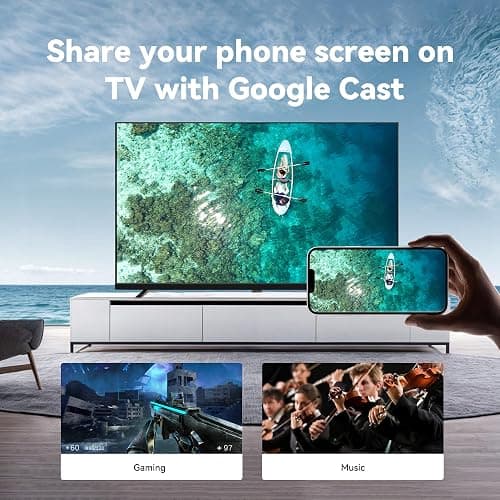 FPD 40-inch Smart TV, 1080p Full HD Google TV with Google Play Built-in Google Cast, HDR 10, Dolby Audio, Voice Remote, Stream Live Television (Palette-Series, CG40-P3, 2025 Model) thumbnail 5