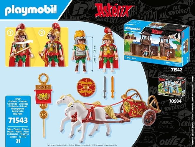 Playmobil collection Asterix and Obelix, the Roman Chariot (71543) thumbnail 8