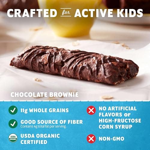 Zbar Chocolate Brownie Soft-Baked Snack Bars, Organic Granola Bars, 12ct | USDA Organic, No Artificial Flavors, Colors, or Preservatives, Non-GMO, 11g Whole Grains, Snacks for Kids thumbnail 5