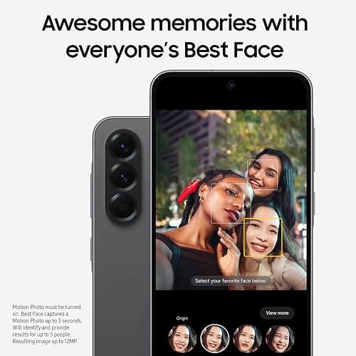 Samsung Galaxy A56 5G Cell Phone, 128GB AI Smartphone, Unlocked Android, AI Photo Edits, Large Screen, Long Battery Life, 2025, US 1 Yr Manufacturer Warranty, Awesome LightGray thumbnail 4