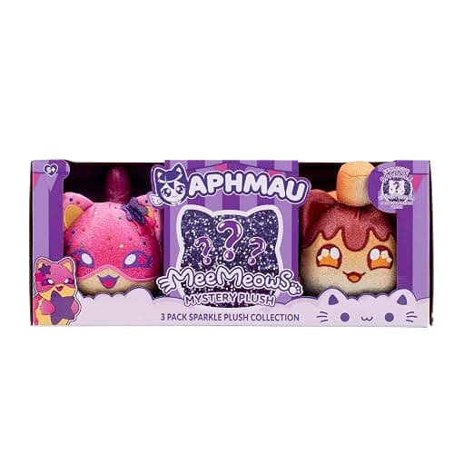 Aphmau 6” MeeMeow Plush 3-Pack, Carnival Treats Surprise Box That Includes 2 Carnival Treats Sparkle + 1 Exclusive Mystery Sparkle, Official Merch thumbnail 2