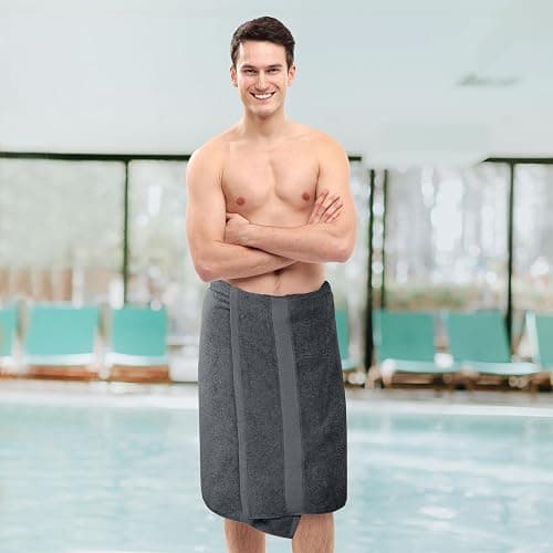 Utopia Towels 6 Pack Bath Towel Set (27 x 54 Inches), 500 GSM 100% Ring Spun Cotton Medium Lightweight and Highly Absorbent Quick Drying, Premium Towels for Hotel, Spa and Bathroom (Grey) thumbnail 5