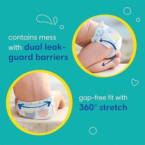 Pampers Swim Diapers - Splashers - Size 2-3, 20 Count, Gap-Free Disposable Baby Swimming Pants thumbnail 11