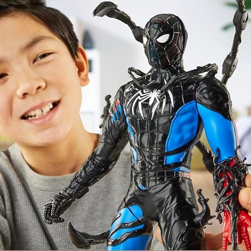 Marvel Spider-Man VenomVersus Spider-Man Liquid Shifter Action Figure with Accessories, 11-Inch-Scale (27 cm) Super Hero Toys for Kids Ages 4 and Up thumbnail 4