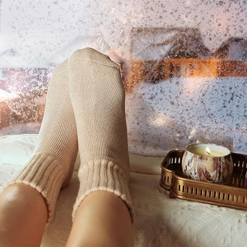 CLOSEMATE Womens Thick Full Cushioned Thermal Warm Boot Socks for Winter 3 Pairs thumbnail 2